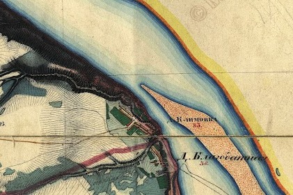 Климовка на карте 1859 года